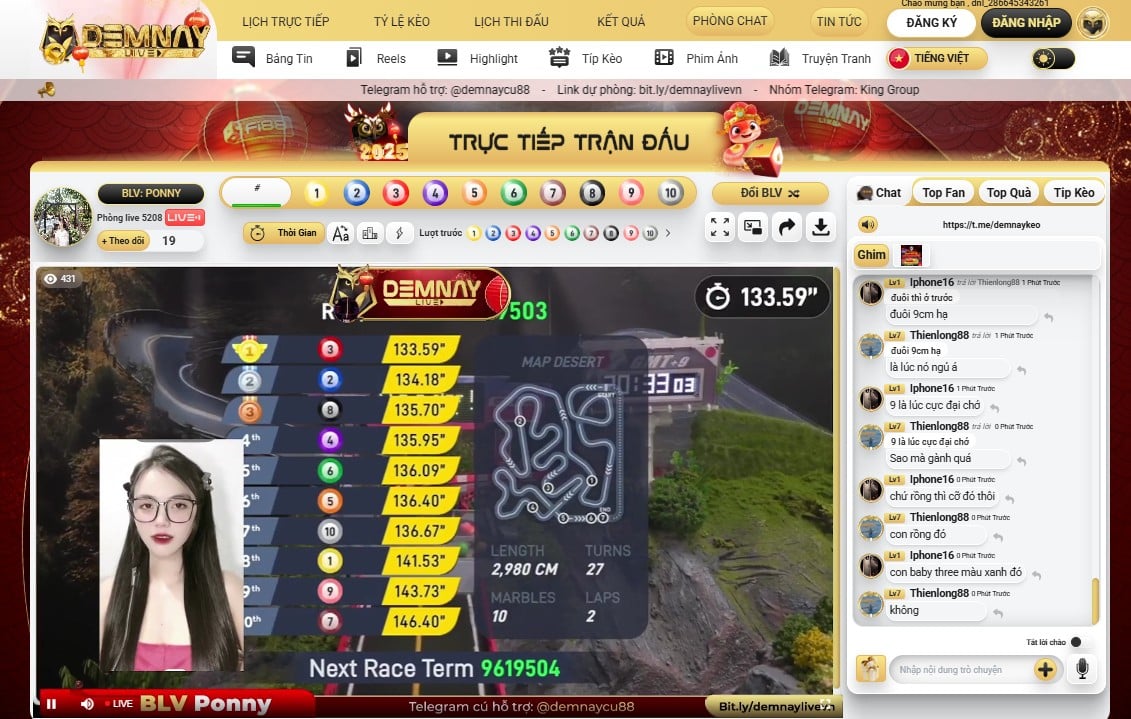 Các trang game đua bi uy tín để bắt đầu làm Streamer